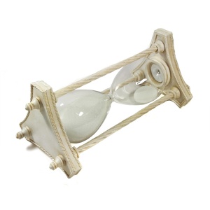 Clepsidra alba din material ceramic WZ4794 - Img 2