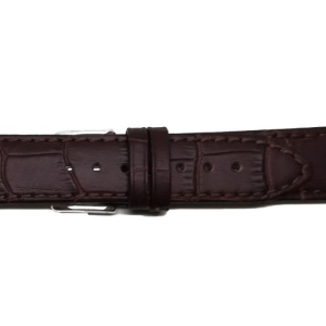 Curea Ceas „Croco Heritage” 7A1-M – Piele Naturală Maro, Textură Crocodil (12mm - 22mm) - Img 2