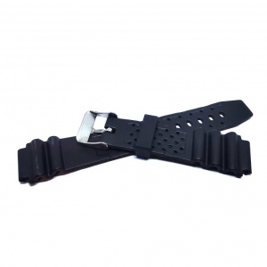 Curea Ceas „Deep Sea Universal” 2P99 – Silicon Negru, Stil Diver (18mm - 20mm) - Img 2
