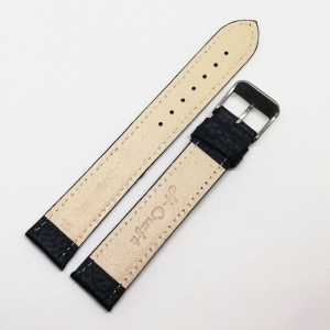 Curea Ceas „Maximus XXL” – Piele Naturală Neagră, Lungime Extinsă (18mm - 26mm) - Img 3