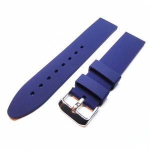 Curea Ceas „Navy Minimalist” 12S99 – Silicon Premium, Albastru Închis (18mm - 22mm) - Img 3