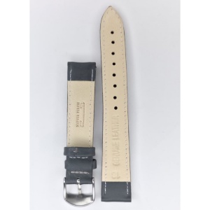 Curea Ceas Mateo Ferrari – Piele Naturală Premium, Gri Închis (Charcoal) - Img 2