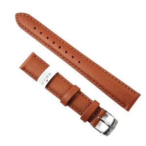 Curea ceas Morellato Original - Piele Naturala, Culoare Maro - 12mm, 14mm, 16mm, 18mm, 20mm, 22mm, 24mm - A01X0969087037CR - Img 2