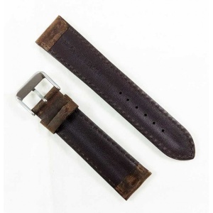 Curea Ceas Piele Naturala Maro 22mm Casual WZ2280 - Img 2