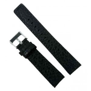 Curea Ceas Piele Naturala Neagra 20mm WZ2200 - Img 2