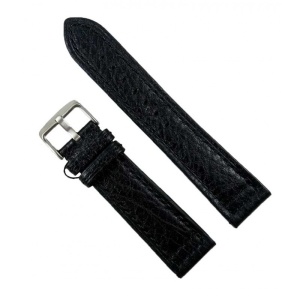 Curea Ceas Piele Naturala Neagra Groasa 22mm WZ2278