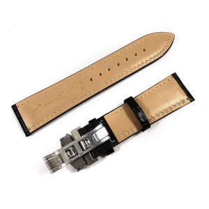 Curea ceas piele neagra Deployant 18 mm 20 mm 22 mm 24 mm C005 - Img 8