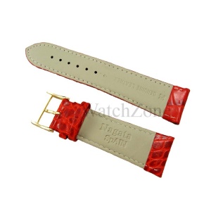 Curea ceas piele rosie 10mm 12mm 14mm 16mm 18mm 20mm 22mm 24mm 26mm NAGATA WZ1737 - Img 4