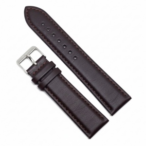 Curea Ceas Premium „Dark Coffee” – Piele Naturală Maro Închis (8mm - 21mm)