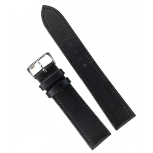 Curea Ceas Premium Black Stealth – Piele Autentică, Profil Slim (2mm)
