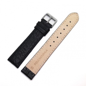 Curea de ceas ARA - Piele Naturala - Neagra- XL - 20mm - WZ3653 - Img 2