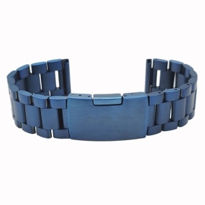 Curea de Ceas din Oțel Masiv | Albastru Marin Mat | Calitate Premium 16-22mm WZ2045