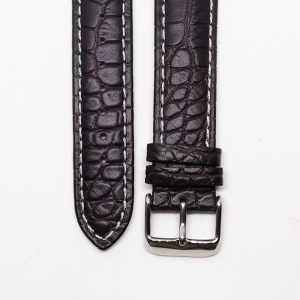 Curea de ceas din piele naturala Maro XL - 18mm / 20mm / 22mm / 24mm - C3046 - Img 2