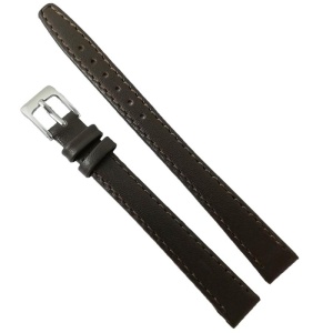 Curea de ceas din piele naturala maronie XXL - 12mm - C2939 - Img 1