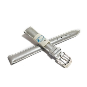 Curea de ceas din piele naturala Matteo Ferari culoare Gri-Argintiu - 12mm, 14mm, 16mm, 18mm - Img 2