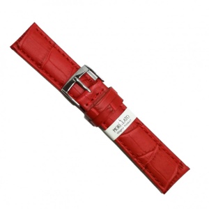 Curea de ceas din piele naturala rosie Morellato - 18mm, 20mm, 22mm - C3015 - Img 3