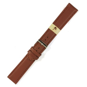 Curea de ceas Fleurus Maro din piele de vitel 20mm WZ4577 - Img 3