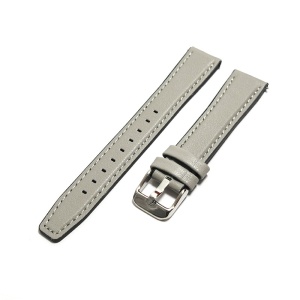Curea de ceas Gri din piele ecologica si silicon - 14mm 16mm 18mm 20mm 22mm - WZ5417 - Img 4