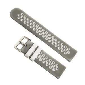 Curea de ceas Gri din Silicon 22mm WZ5357 - Img 1