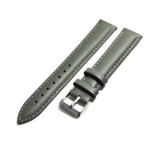 Curea de ceas Gri Inchis din Piele Naturala 12mm 14mm 16mm 18mm GR669 - Img 4