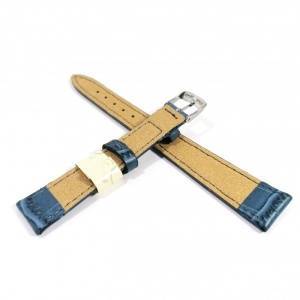 Curea de ceas - Morellato Green Collection - Piele Ecologica - Culoare Albastra- 14mm, 16mm - A01X4473B43064CR - Img 2
