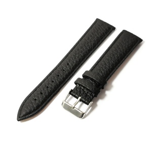 Curea de ceas Neagra din Piele Naturala 18mm, 20mm, 22mm GR205 - Img 4