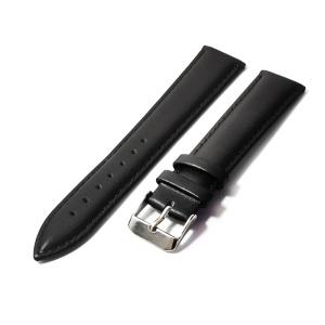 Curea de ceas Neagra din Piele Naturala 18mm 20mm 22mm GR669 - Img 4