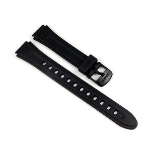 Curea de ceas originala Casio din silicon 19mm/15mm 10177113 LW-201 - Img 3