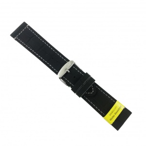 Curea de ceas rezistenta la apa Negru cu Alb Morellato - 24mm - C3212 - Img 2