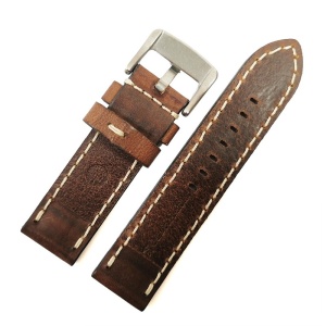 Curea de ceas Tech Swiss Robusta Culoare Maro WZ4409 - Img 2