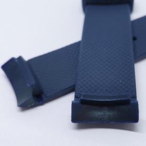 Curea De Silicon Bleumarin Cu Capete Curbate 22mm 11P99 - Img 2
