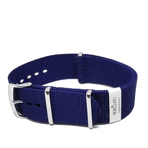 Curea Morellato tip NATO Band Nastro Cannete Culoare Bleumarin 18mm 20mm 22mm A01U3972A74062CR - Img 3