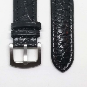 Curea neagră din piele XL 20mm 22mm 24mm 26mm WZ997 - Img 2