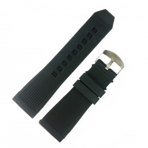 Curea pentru ceas Neagra din Silicon - 26mm - W3636 - Img 3