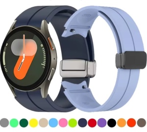Curea Silicon Compatibilă Samsung Galaxy Watch 5/4/5 Pro/4 Classic – 20 mm – 10 Culori Disponibile
