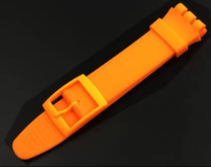 Curea Silicon pentru Swatch – 16/17/19/20 mm – Culori Vibrante – Moale și Confortabilă - Img 5