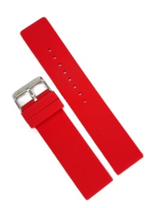 Curea Silicon Roșu – 18/20/22 mm – Hipoalergenică