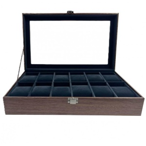 Cutie de Depozitare și Organizare Elegantă pentru 12 Ceasuri | CF-W54 | Maro| Watchzone - Img 4