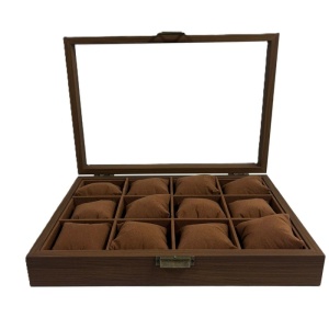 Cutie de Lemn Premium pentru Depozitarea Ceasurilor – 12 Compartimente (Model WZ735) - Img 5