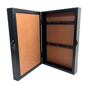 Cutie pentru Chei „Yanis” – Lemn Maro Întunecat, 20 × 30 cm WZ2223 - Img 2