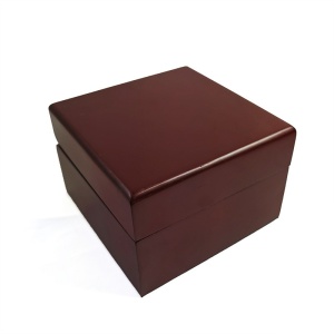 Cutie pentru un Ceas – MDF Negru / Visiniu | Catifea Premium - Img 2