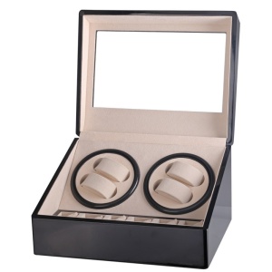 Dispozitiv pentru intors ceasuri automatice Watch Winder 4 + 6 Spatii WW460BW - Img 5