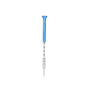 Mandrina (Hand Drill) – Oțel Inoxidabil Albastru – 10 Burghie Interschimbabile – Pentru Găurit și Gravat