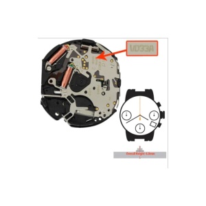 Mecanism Ceas Quartz Hattori Chronograph VD33 - Img 2