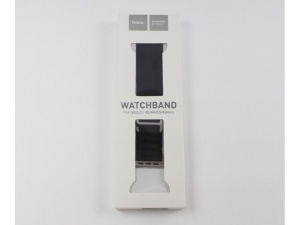 MultiLoop Band pentru Apple Watch – Nylon Elastic – Negru / Crem – G-Hook – 38-49 mm – Confort și Performanță - Img 4
