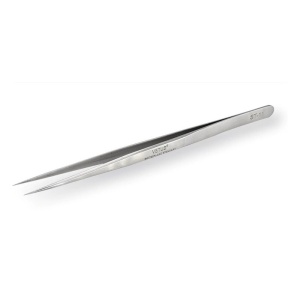 Pensetă Profesională VETUS ST-11 – Oțel Inoxidabil – Vârf Ascuțit – Non-Magnetic – Antiacid – 135 mm