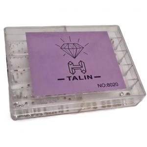 Set 150 pietre decorative acrilice pentru ceasuri, cutie organizatoare - Img 2