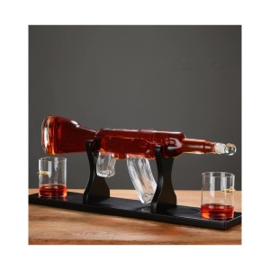Set Decantor „Kalashnikov Edition” – Lux și Originalitate pentru Băuturi Fine (1000 ml)