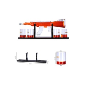 Set Decantor „Kalashnikov Edition” – Lux și Originalitate pentru Băuturi Fine (1000 ml) - Img 7
