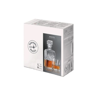 Set whisky Bormioli Selecta, 7 piese din sticla - Img 5